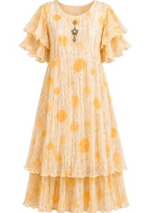 Chic Layered Midi Dress