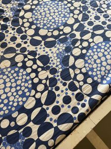 Blue &amp; White Polka Dot Bed Sheet Set
