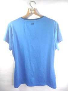 Fila Blue V-Neck Athletic T-Shirt