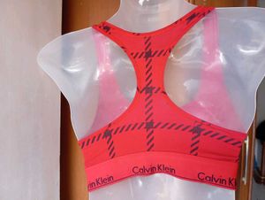 Calvin Klein Plaid Sports Bra