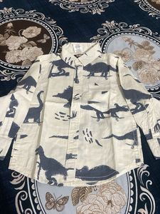 Cute Dinosaur Print Shirt