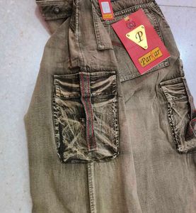 Unisex Baggy Cargo Jeans