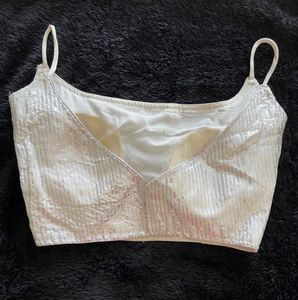 Silver Sequin Blouse