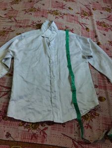 Boys' Blue Suit Set with white shirt