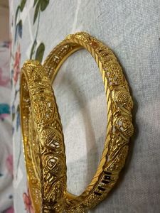 Elegant Gold Plated Bangles