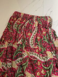 Floral Print Maxi Skirt