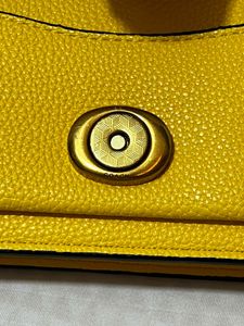 Coach Vibrant Yellow Crossbody Bag