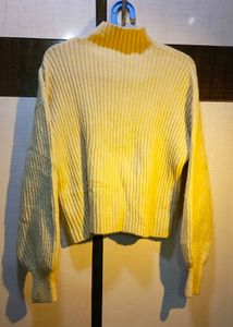 Yellow Knit Sweater