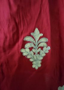 Beautiful Red Lengha With Liner Attached
