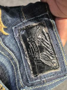Archive Robin’s Jean Gold Wings Studded Denim | Ma