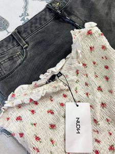 Smocked Floral Tube Top
