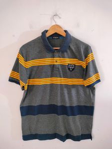 Multi Colour Polo Collar T Shirt (Men's)