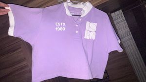 Cute Lavender Cropped T-Shirt