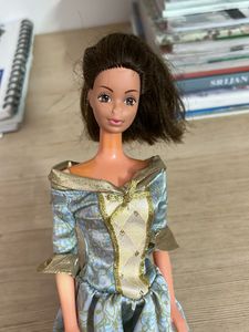 Vintage Doll in Blue Gown