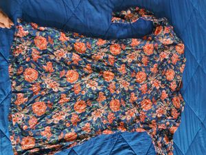 Chic Floral Print Long Sleeve Blouse