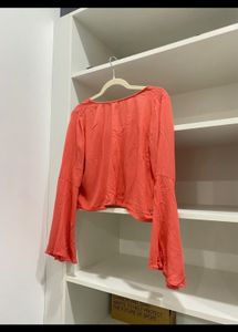 Only Blouse With Bell Sleeves