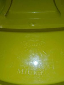 Mickey &amp; Apple Food Plates Set of 2 Combo for Kids