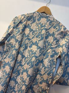 Floral Blue Kurta