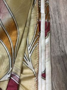 Beautiful Saree with Leaf Print