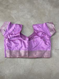 Lavender Silk Blouse