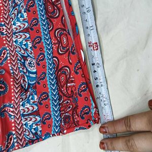 Stylish🥰 Red Paisley Bikini Bottom