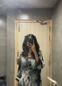 Women’s Stylish Marble Print Shirt