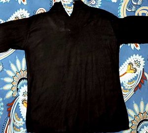 Sleek Black High-Neck Top – Modern &amp; Edgy