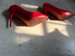 Elegant Red Stiletto Heels