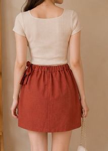 Stylish Wrap Mini Skirt