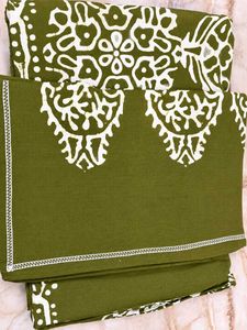 Batik print Bed Cover with pillow covers