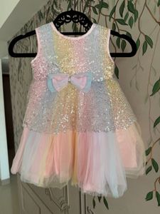 Sparkly Rainbow Tutu Dress