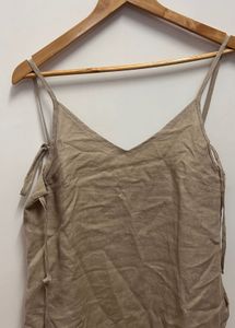 Linen Blend Maxi Dress