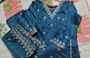 New Teal Kurta Set
