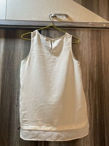 White Layered Tank Top