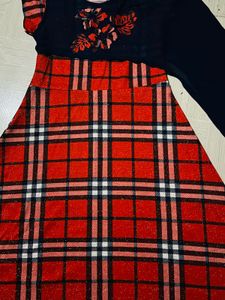 Chic Plaid Party Dress