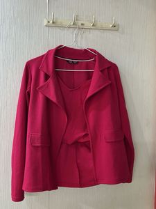 Chic Red Corset Top