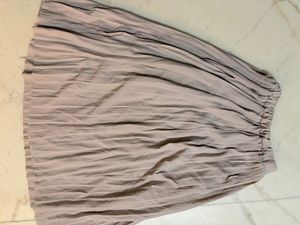 Elegant Pleated Maxi Skirt