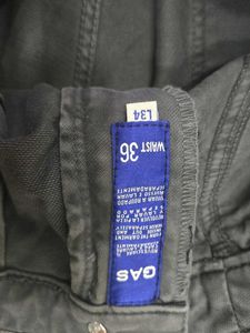 GAS Men's Gray Chinos