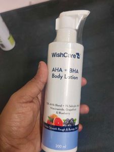WishCare AHA + BHA Body Lotion