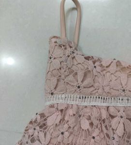 Pink Lace Cami Top