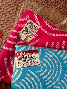 mix cotton fabric with dupatta