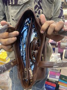 Stylish Textured Tote Handbag