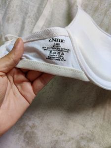 Zivame White T-Shirt Bra - Size 30B