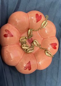 Gold-tone Cowrie Shell Anklet