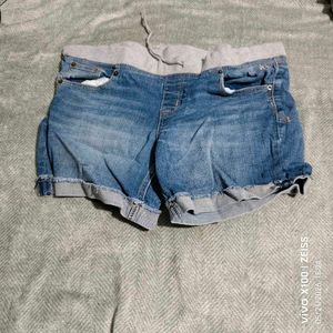 justice denim shorts