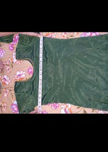 Elegant Green &amp; Orange Kurta Set