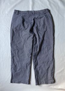 Checkered Capri Pants