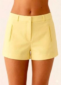 stradivarius Lemon yellow shorts 🍋