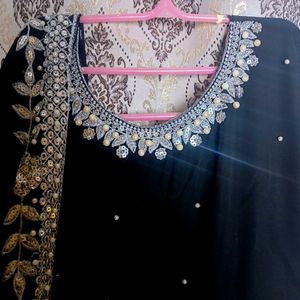 Elegant Black Ethnic Gown