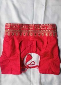 ✨❤Red Georgette Embroidered Saree❤✨